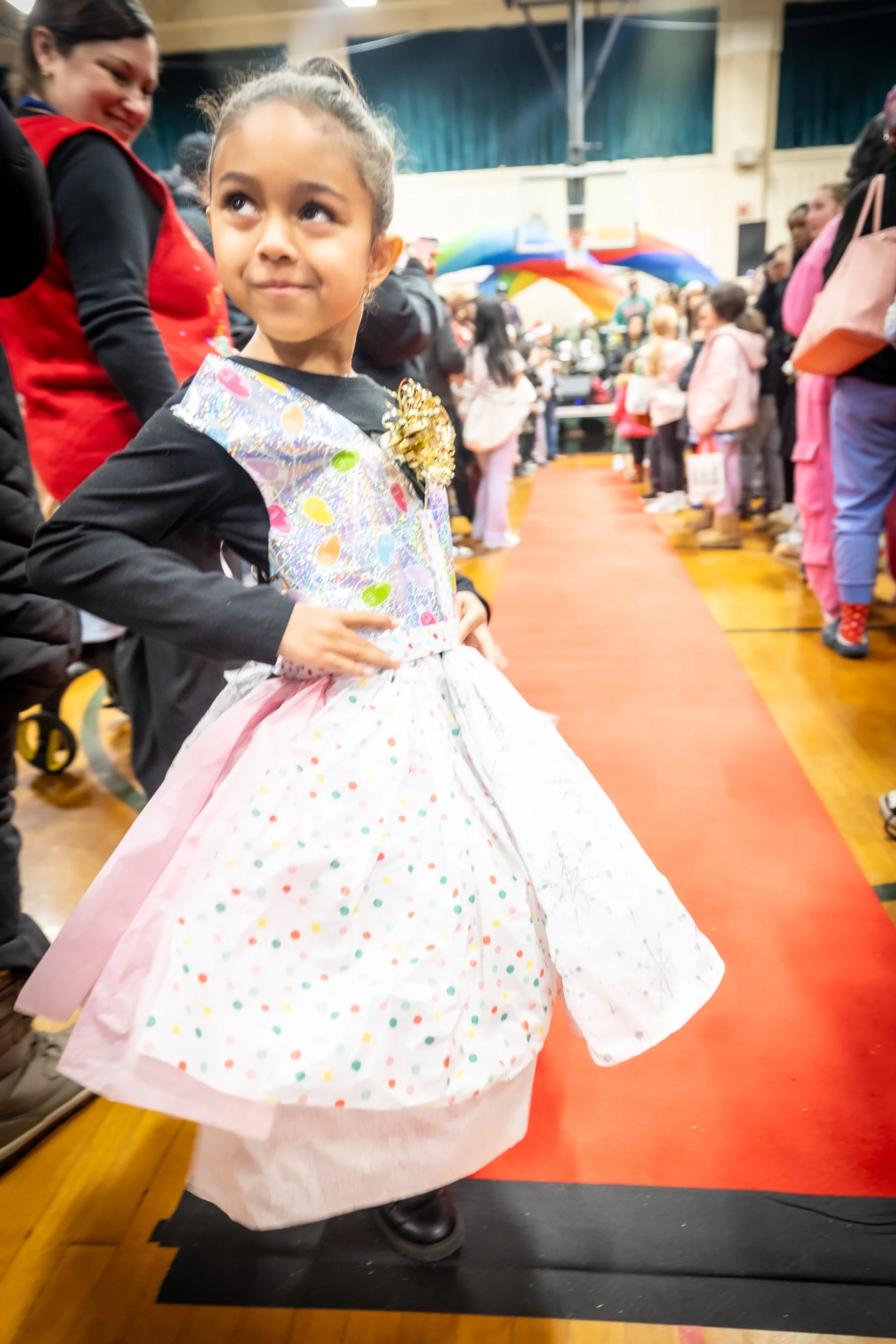Winter Fair fashion show student participant